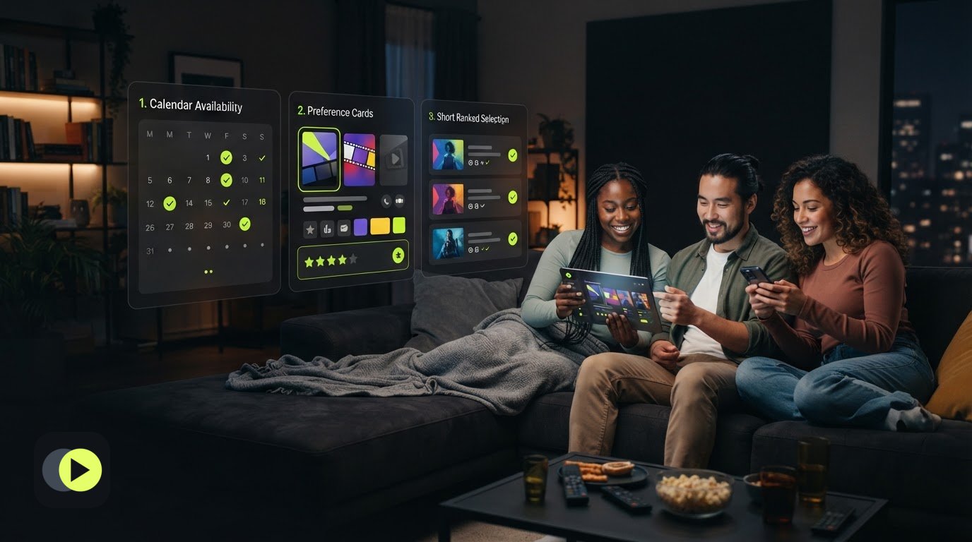 How to Coordinate Movie Night with Friends Without Endless Group Chats