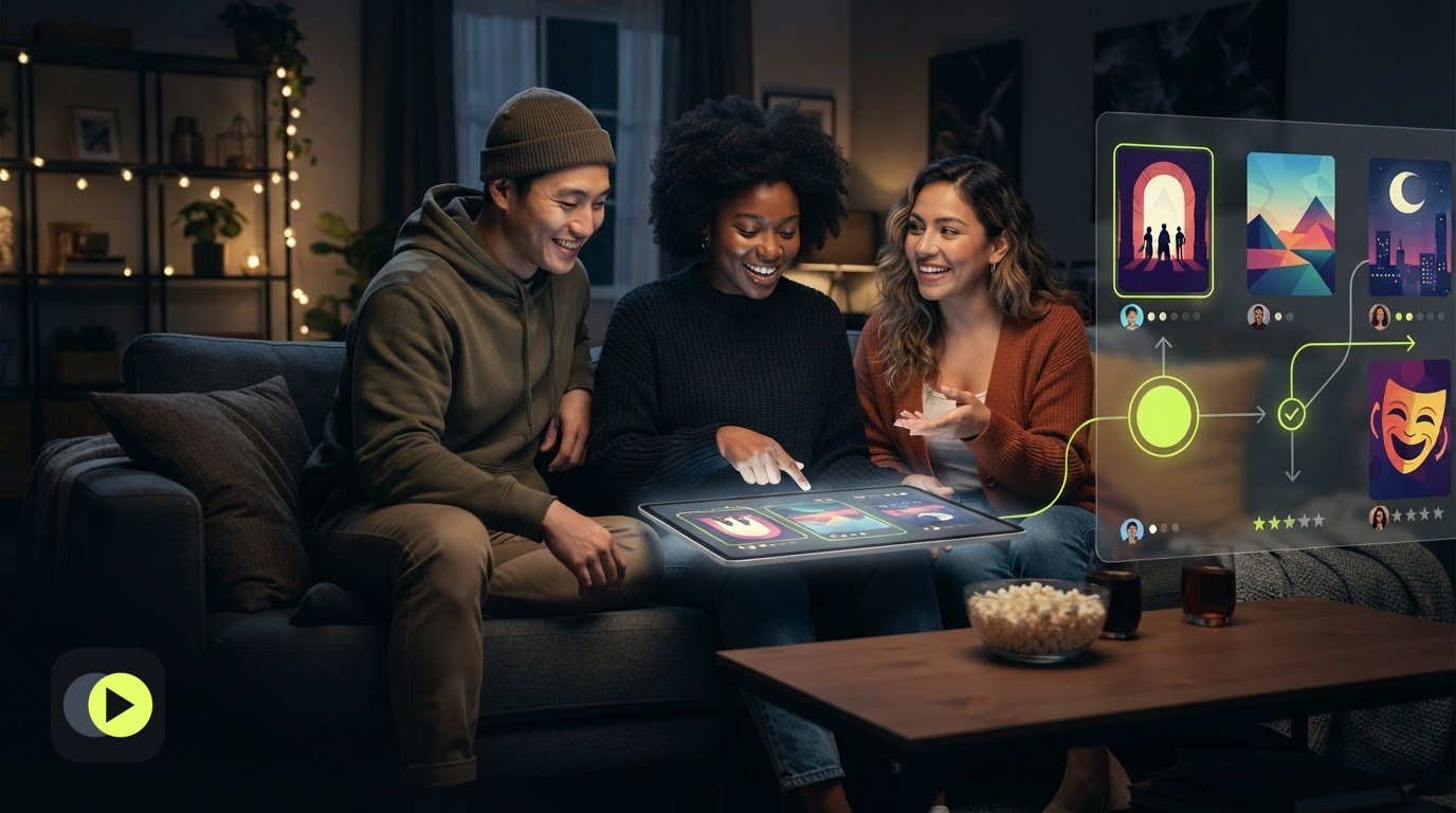 Group content discovery app resources for finding ideas and taking action